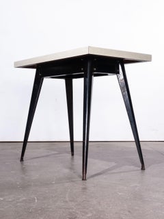 1950s Original French Tolix Rectangular Café, Kitchen, Dining Table
