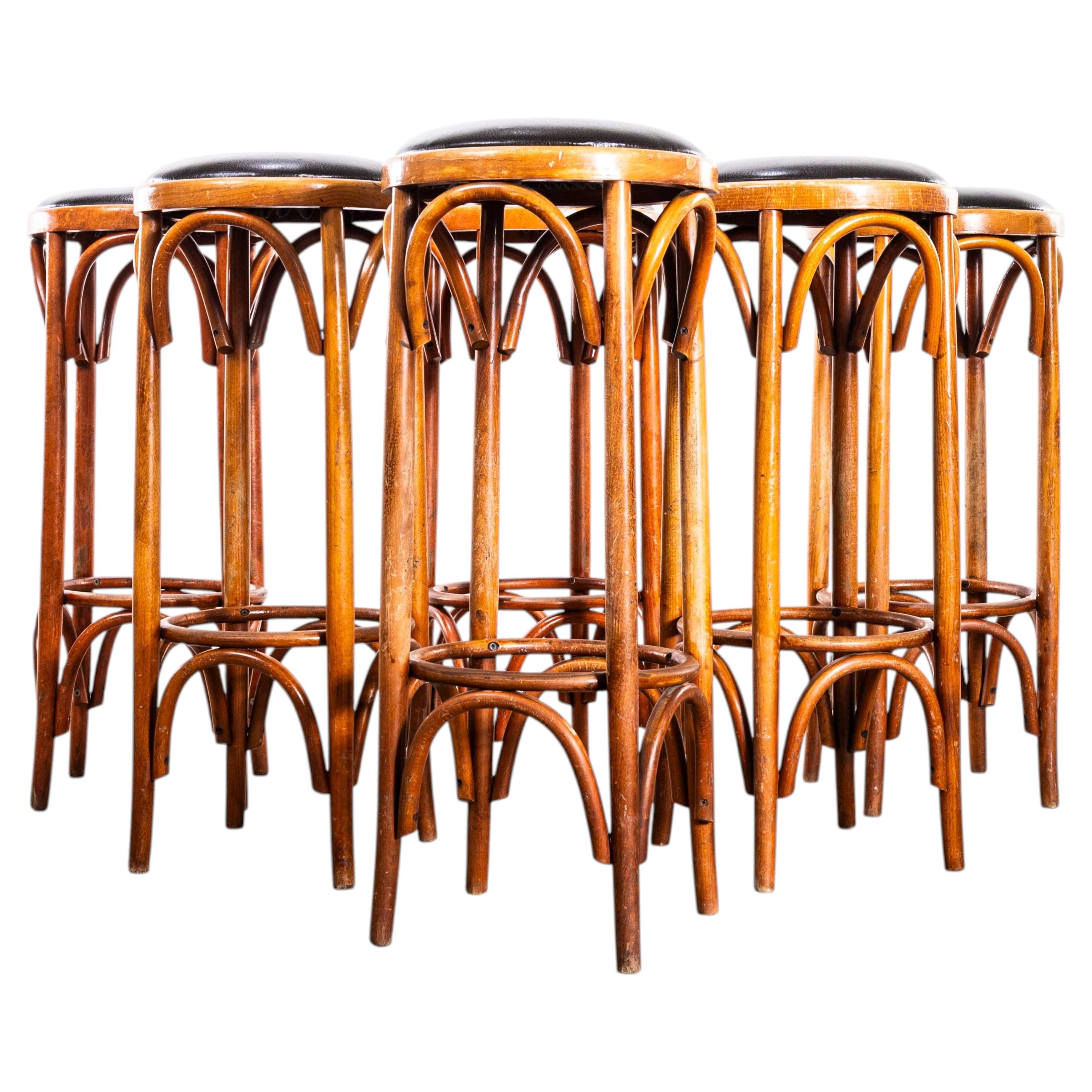 1950’s Original French Upholstered Barstools – Set Of Six Prices