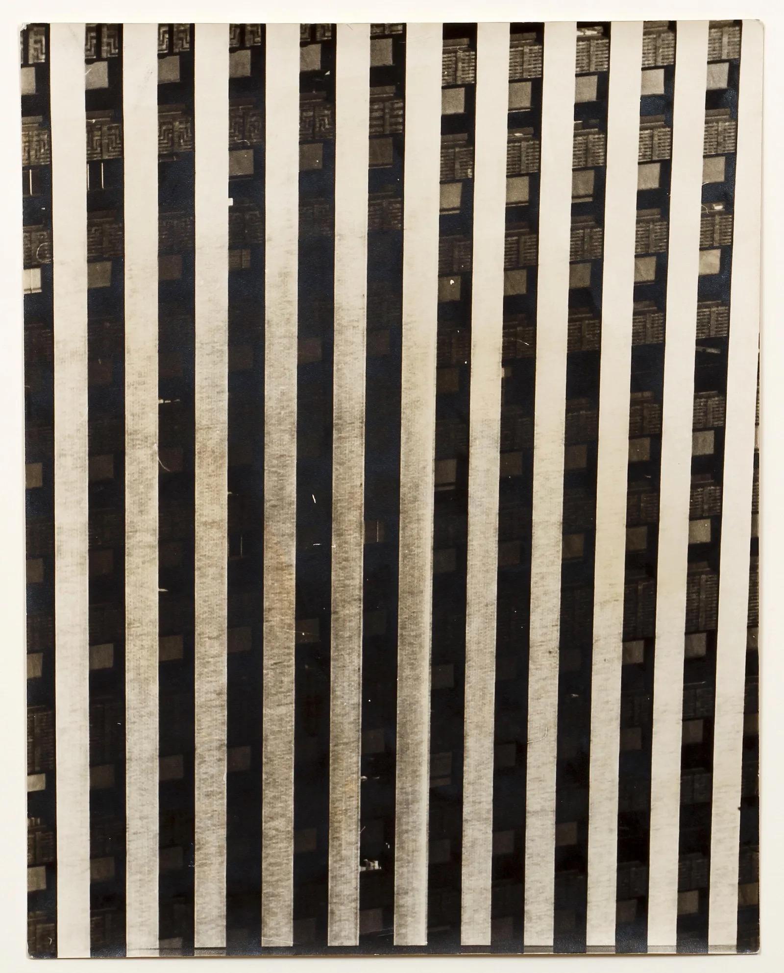 Original Gelatinesilberdruck aus den 1950er Jahren aus dem Chrysler Building von Barbara Morgan (amerikanisch)