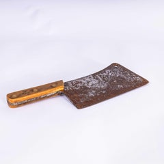 1950's Original Hungarian Meat Cleaver 17