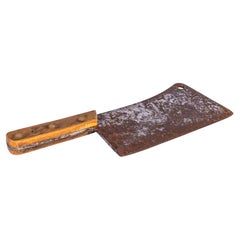 1950's Original Hungarian Meat Cleaver 17