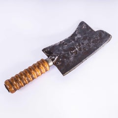 1950's Original Hungarian Meat Cleaver 3
