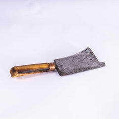 1950's Original Hungarian Meat Cleaver 4