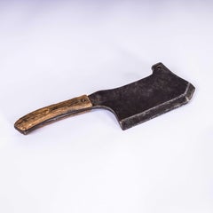 1950's Original Hungarian Meat Cleaver 6