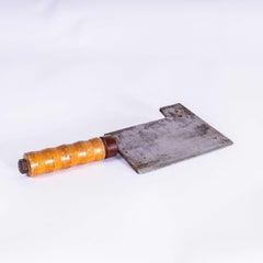 1950's Original Hungarian Meat Cleaver 8