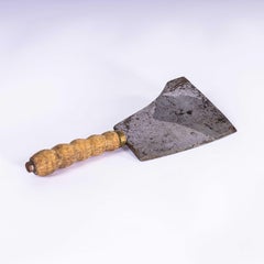 1950's Original Hungarian Meat Cleaver 9