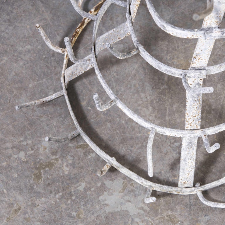 1950's Original Large French Bottle Drying Rack, 'Model 1400.15' For ...