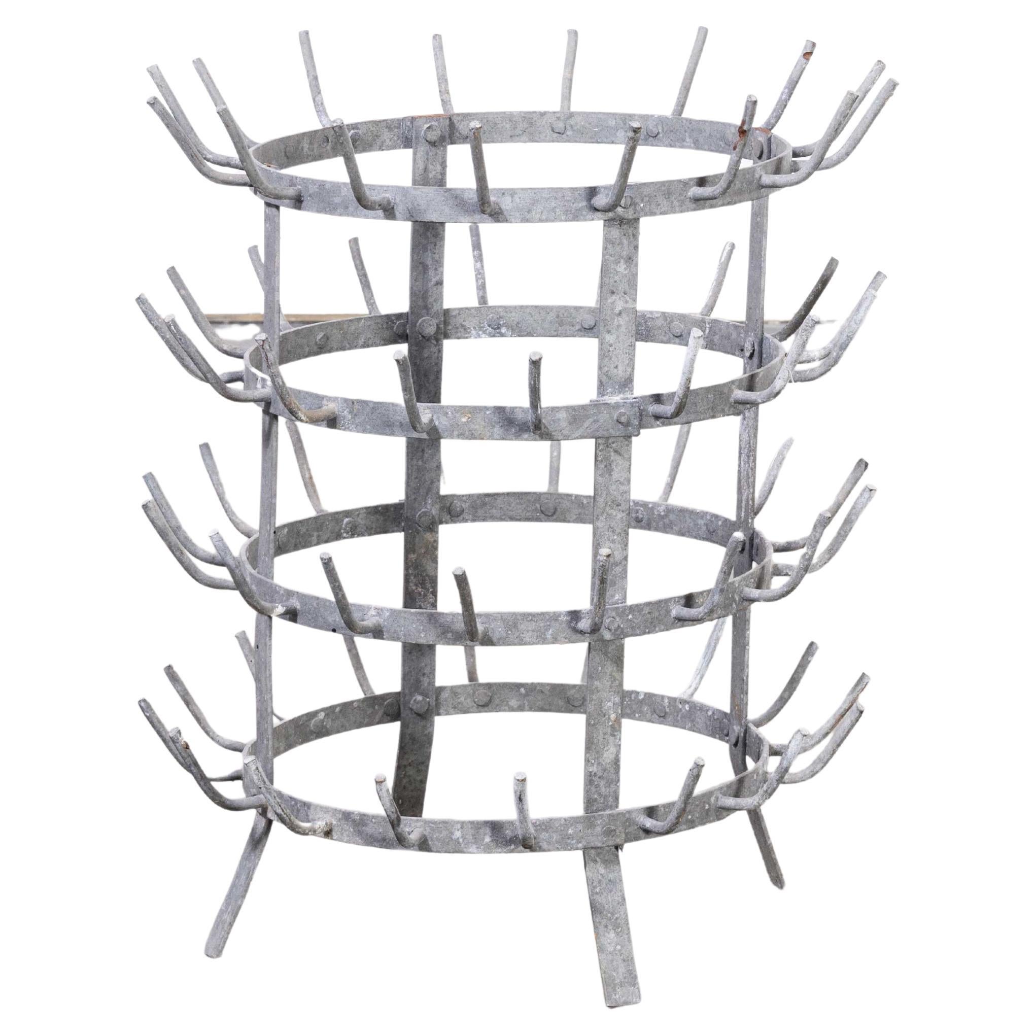 1950's Original Large French Bottle Drying Rack 'Model 1400.21' at 1stDibs