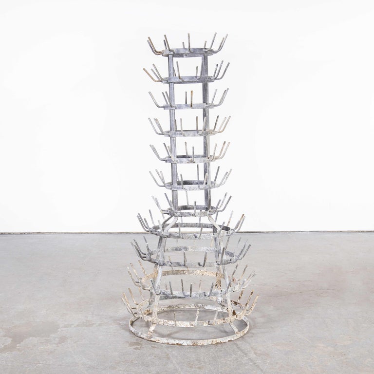 1950's Original Large French Bottle Drying Rack 'Model 1400.6' For Sale ...