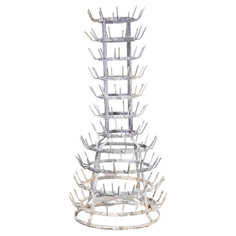 1950's Original Large French Bottle Drying Rack 'Model 1400.6' For Sale ...
