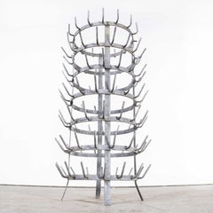 1950's Original Large French Bottle Drying Rack 'Model 1400.8'