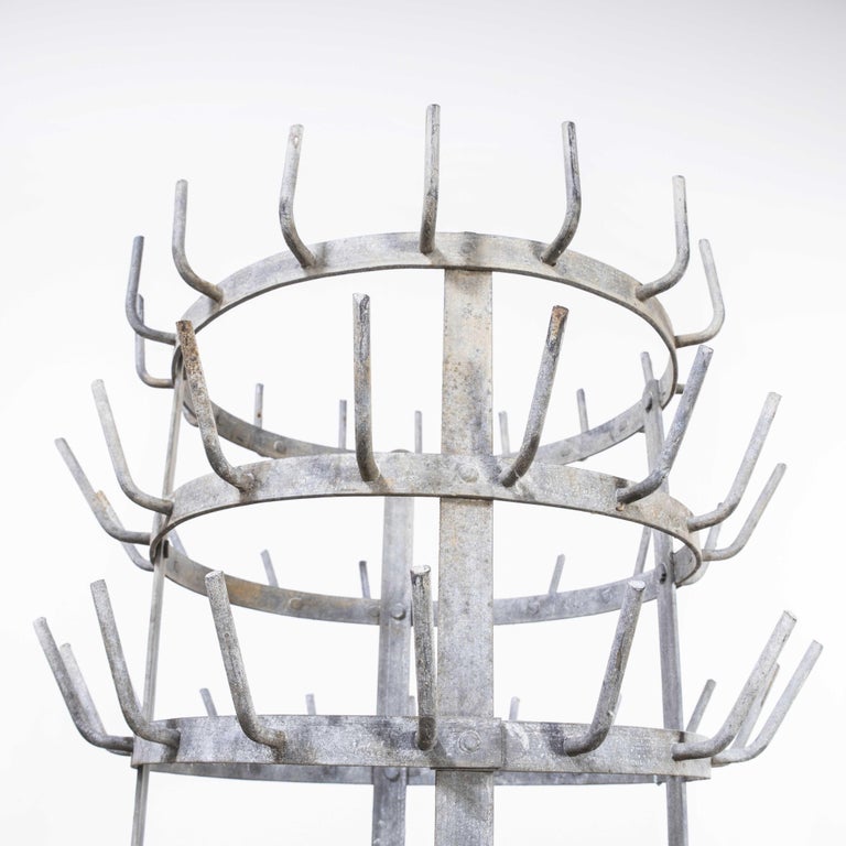 1950's Original Large French Bottle Drying Rack 'Model 1400.8' For Sale ...