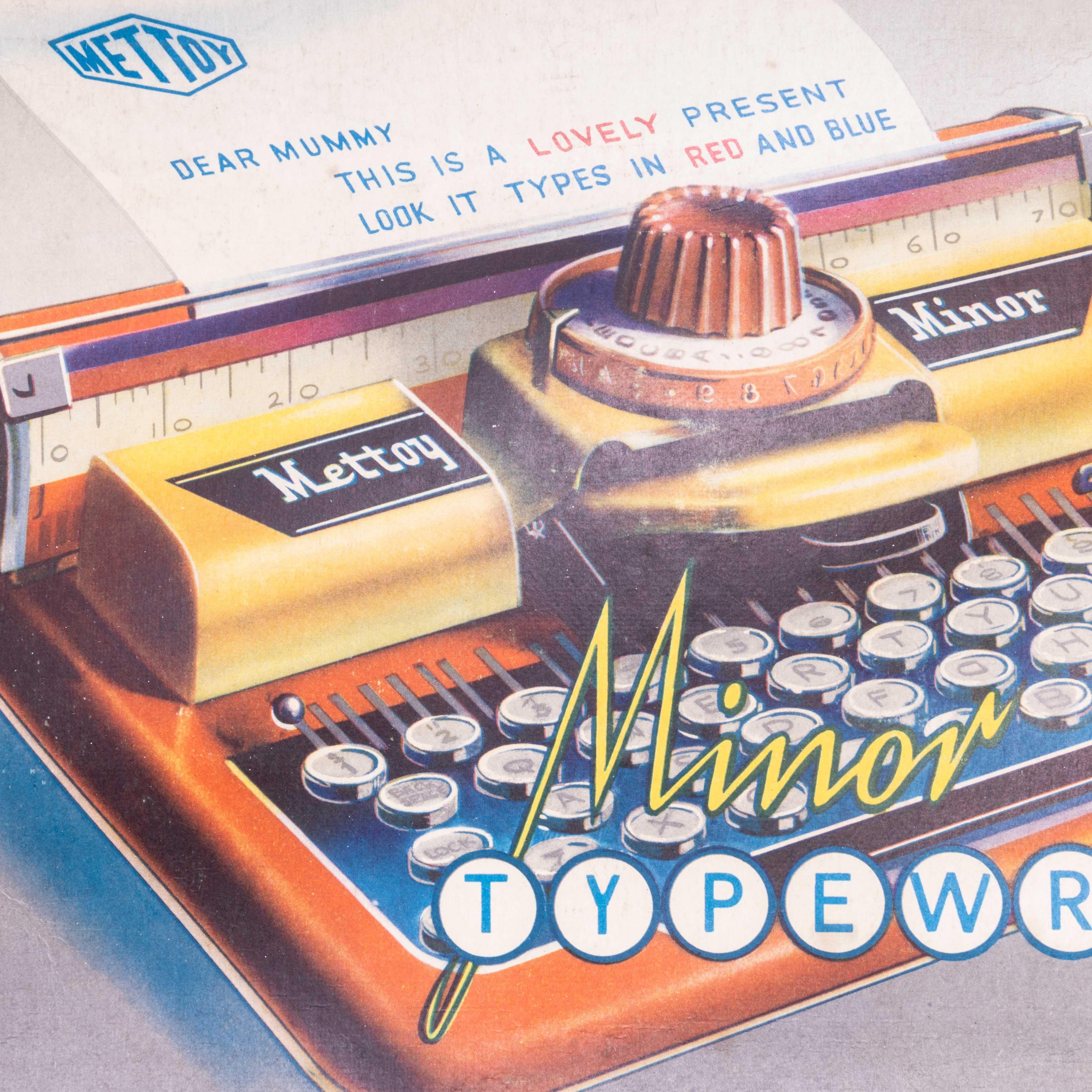 1950's Original Mettoy Minor Typewriter - Boxed For Sale 2