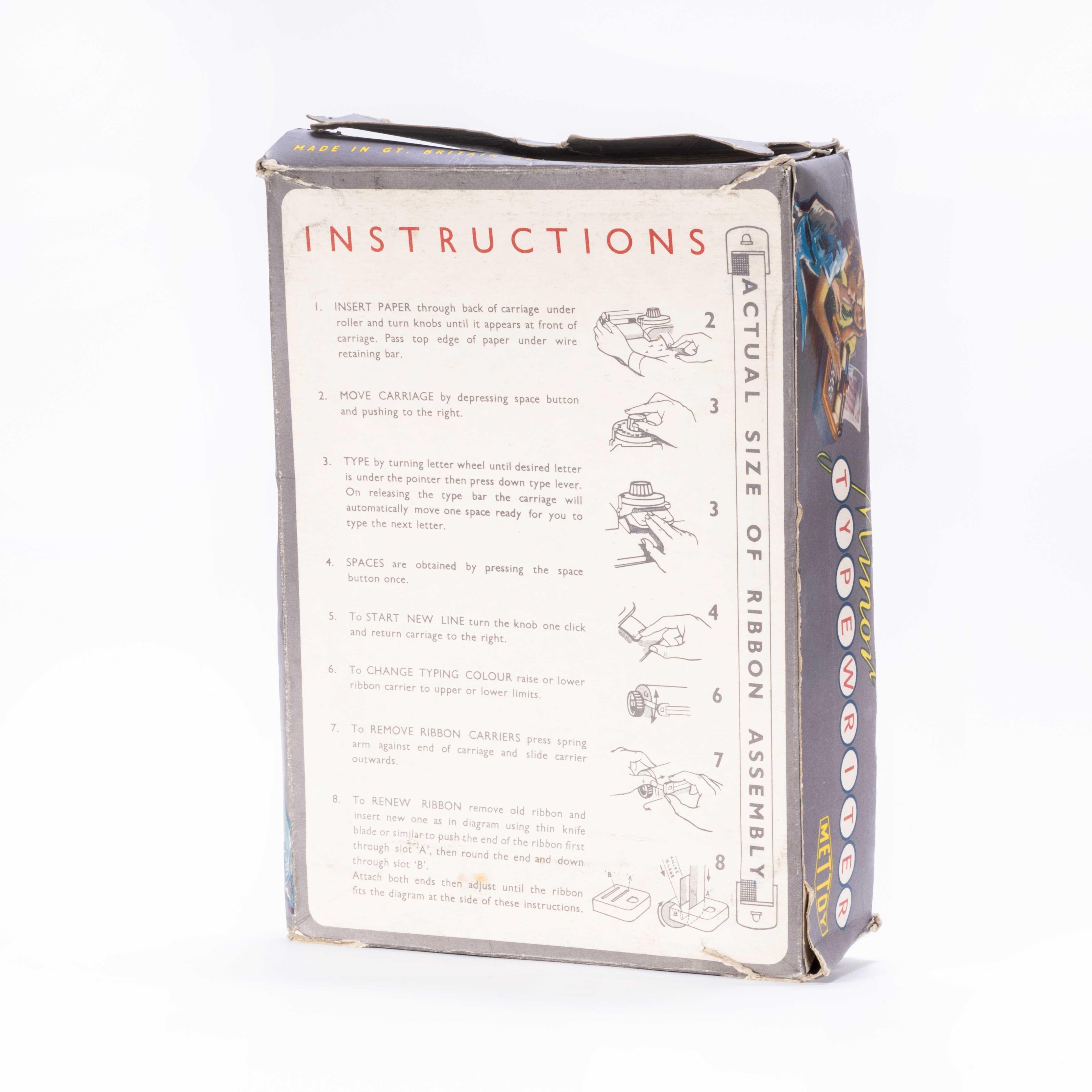 1950's Original Mettoy Minor Typewriter - Boxed For Sale 3