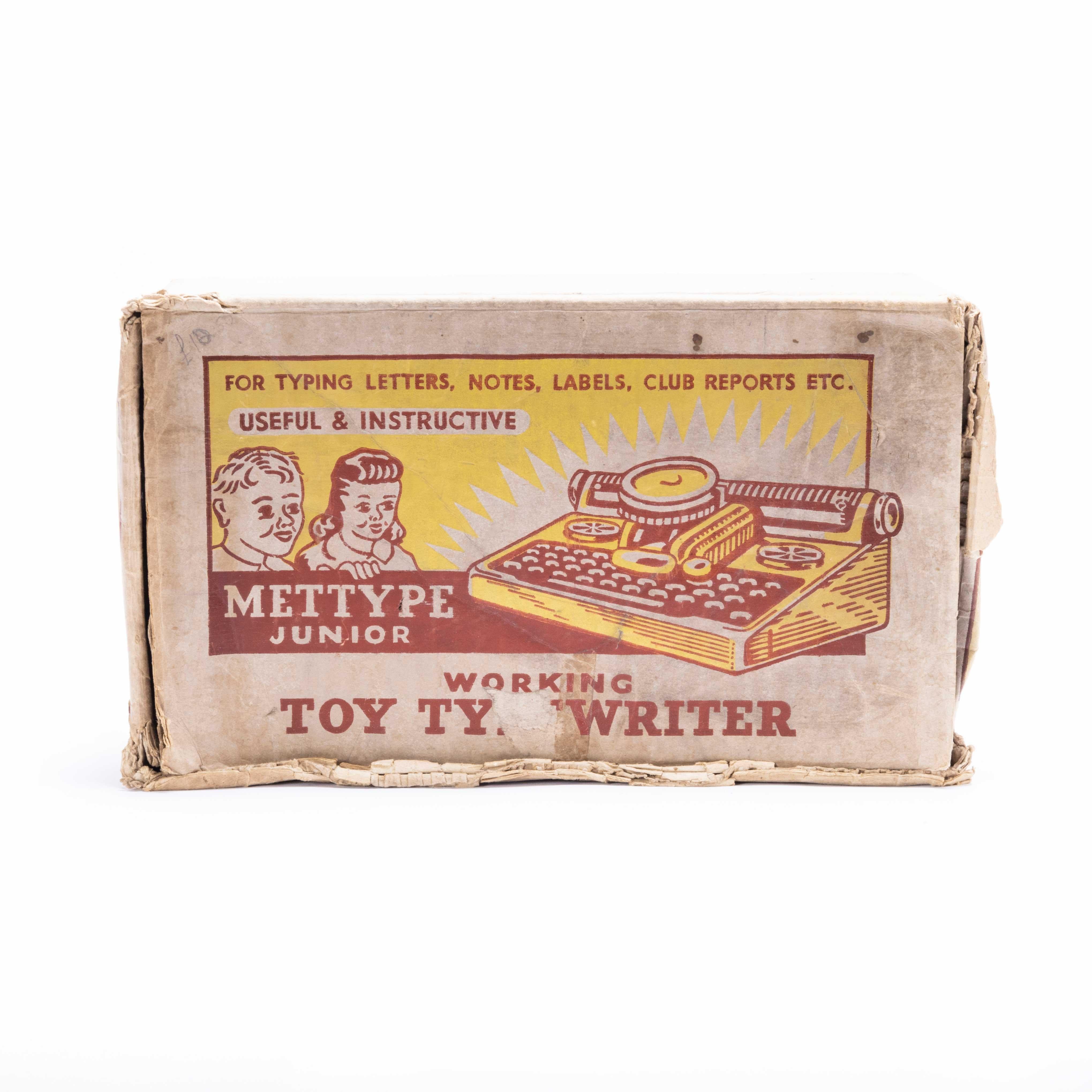 Mid-20th Century 1950's Original Mettype Typewriter - Boxed For Sale