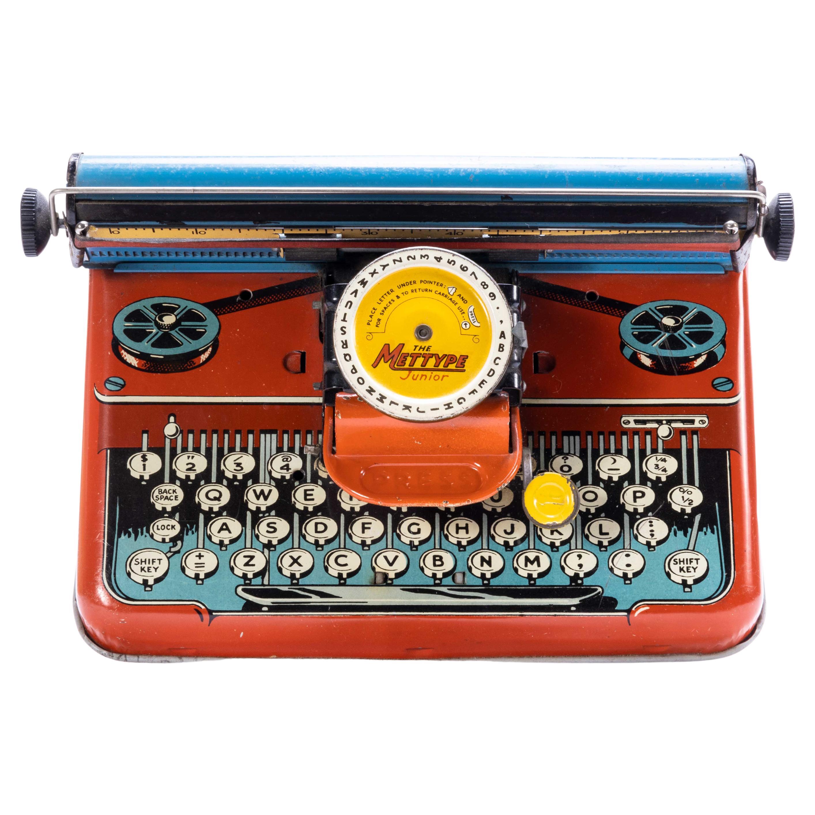 1950's Original Mettype Typewriter - Boxed For Sale