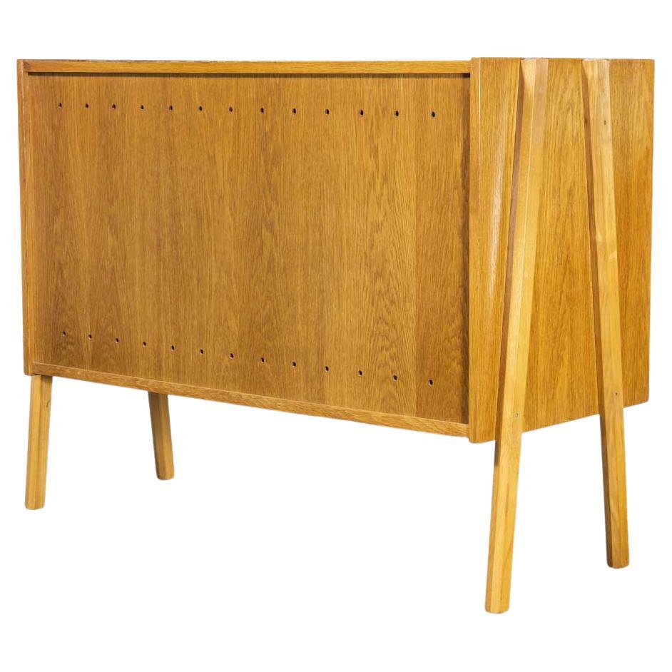 1950's Original Oak Blanket Box, Small Cabinet by Tatra Pravenec For Sale