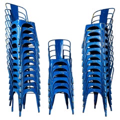 1950's Original Tolix Model A Dining Outdoor Chairs - Large Quantities Available