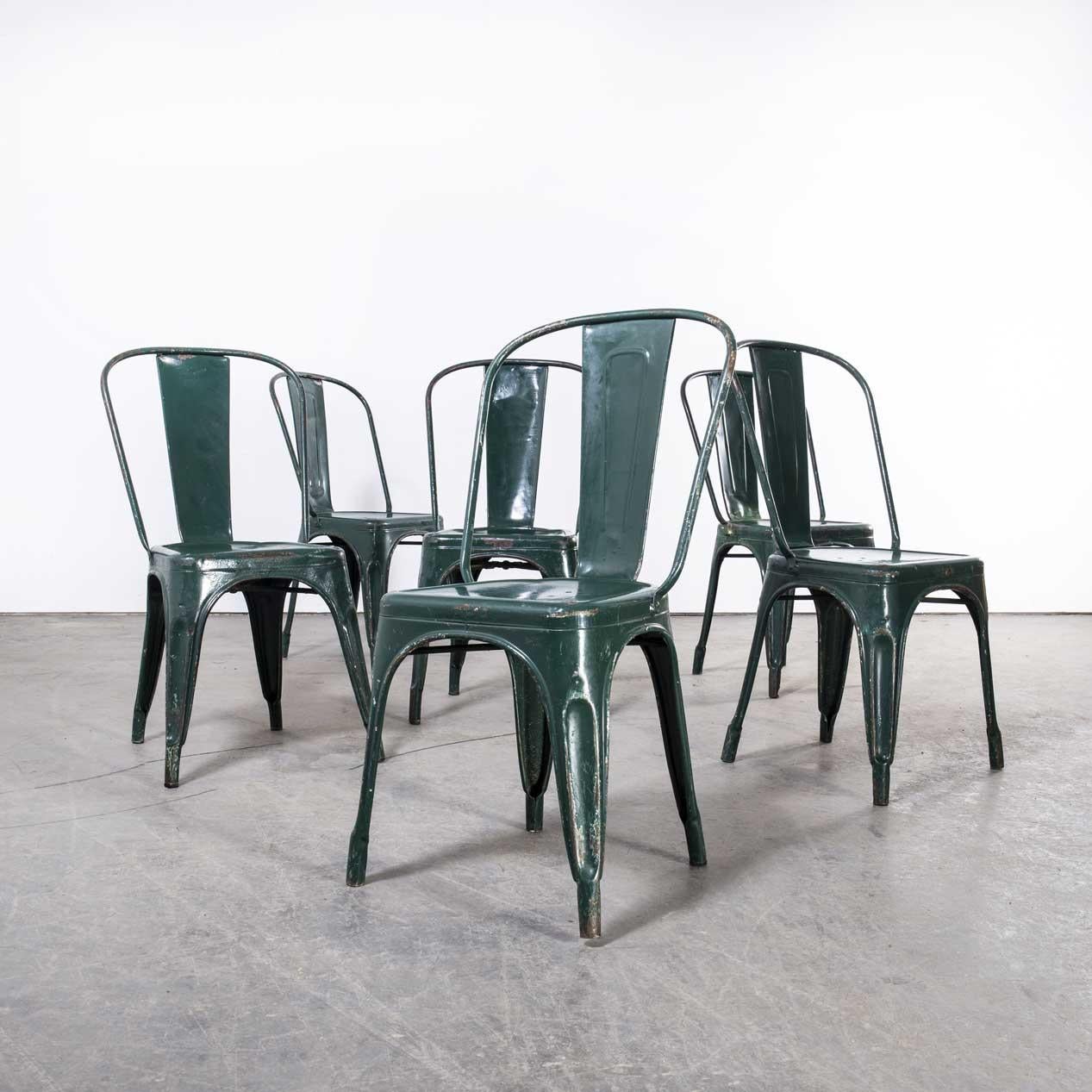 1950?s Original Tolix Model A Dining Outdoor Chairs – Set Of Six (1643)
1950?s Original Tolix Model A Dining Outdoor Chairs ? Set Of Six. Tolix is one of our all time favourite companies. In 1907 Frenchman Xavier Pauchard discovered that he could