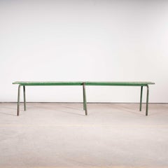 Banc original de deux mètres de long en Greene & Greene Mullca des années 1950