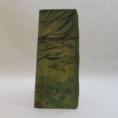 1950s Original Woodcut Carved Wooden print Block by Pauline Jacobsen Woods