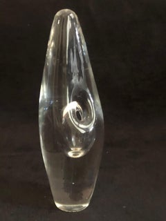1950s 'Orkidea' 'Orchid' Glass Vase by Timo Sarpaneva for Iittala, Finland