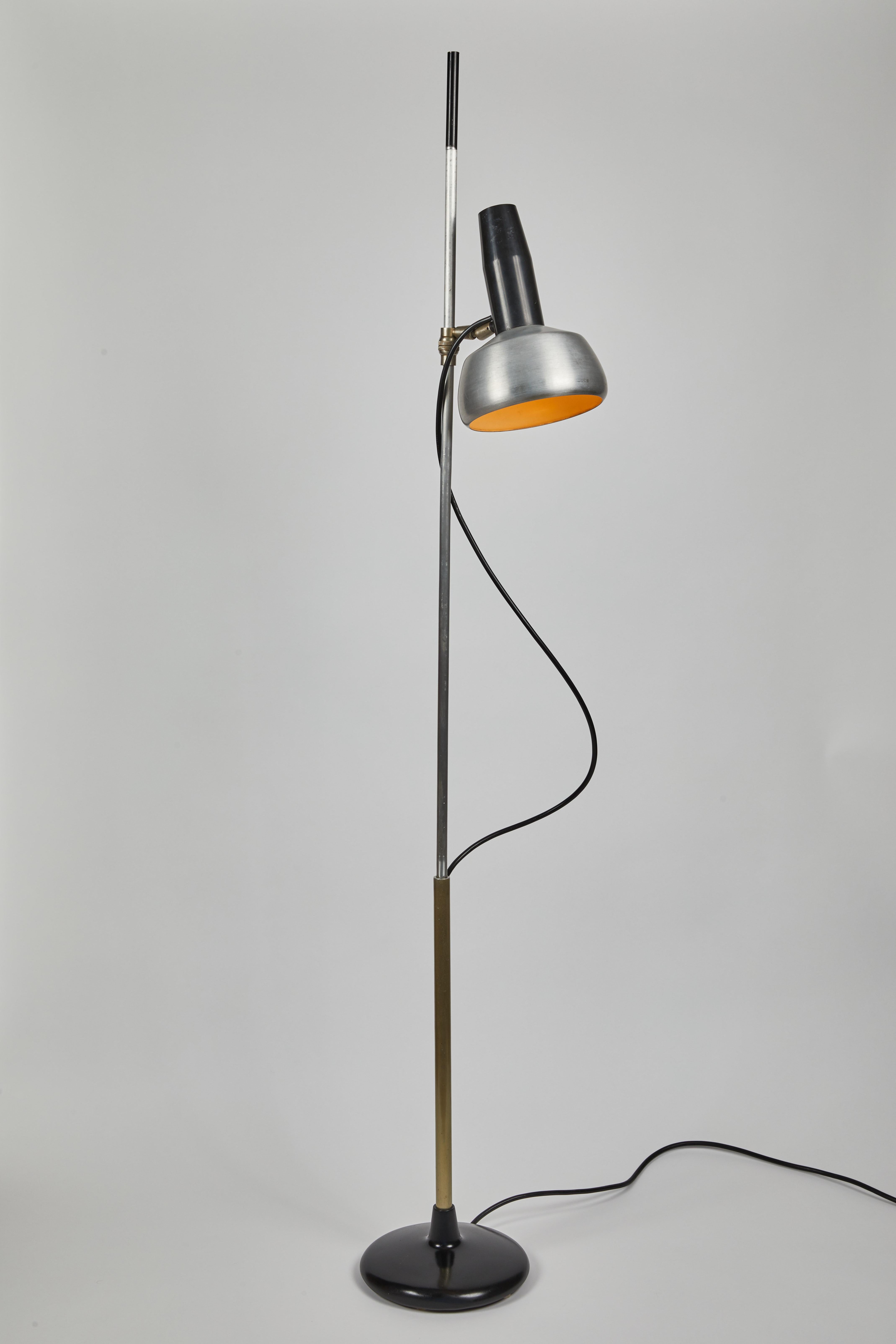 Mid-20th Century 1950s Oscar Torlasco Floor Lamp Model for Lumi For Sale