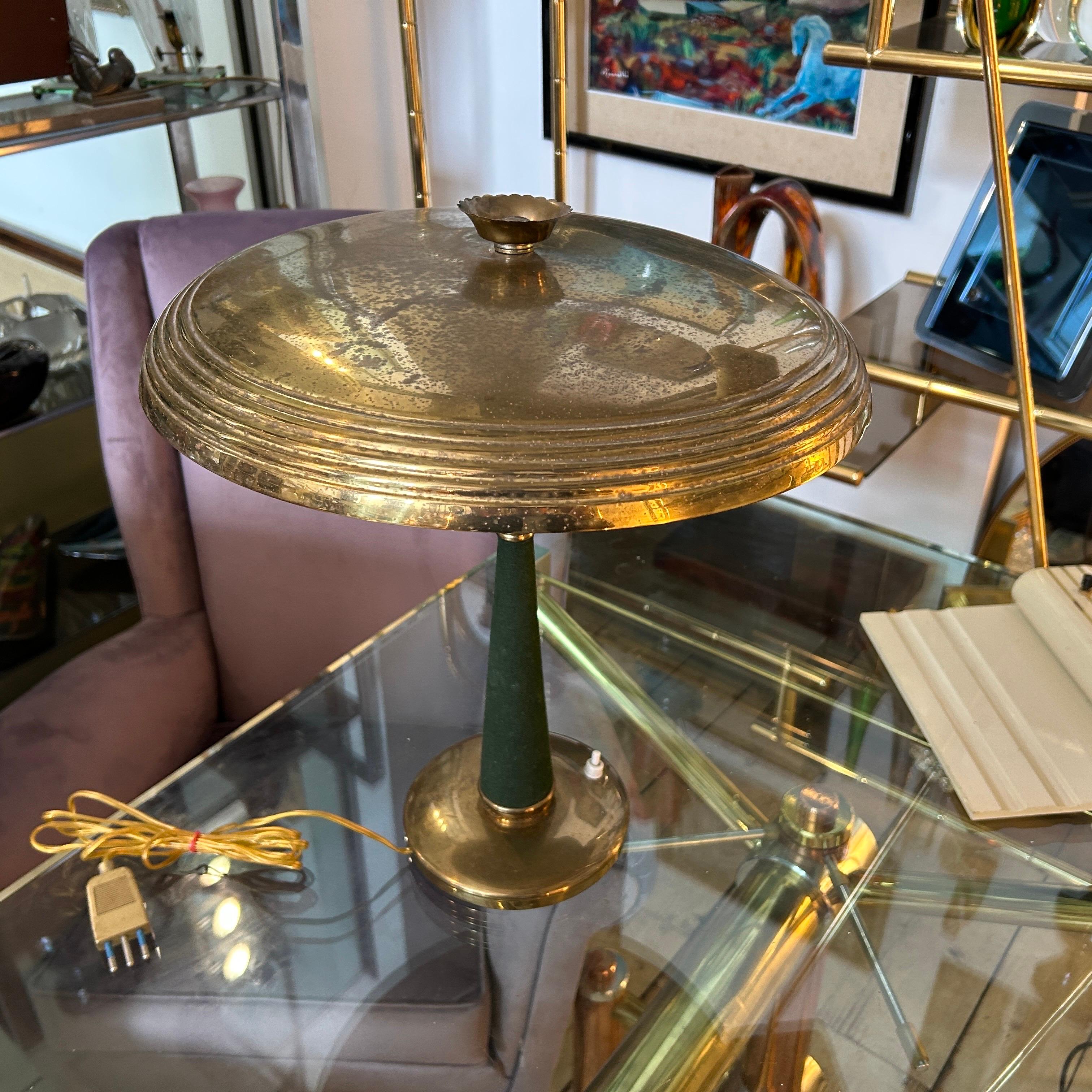 Glass 1950s Oscar Torlasco for Lumi Milano mod. 338 Mid-Century Modern Table Lamp For Sale