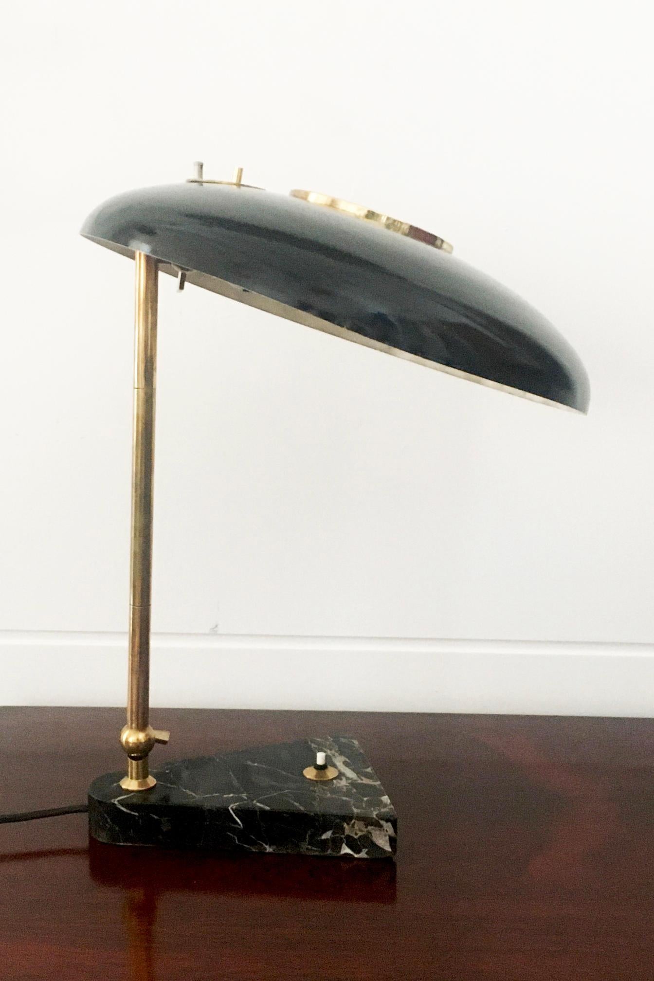 Metal 1950s Oscar Torlasco for Lumi Table Lamp