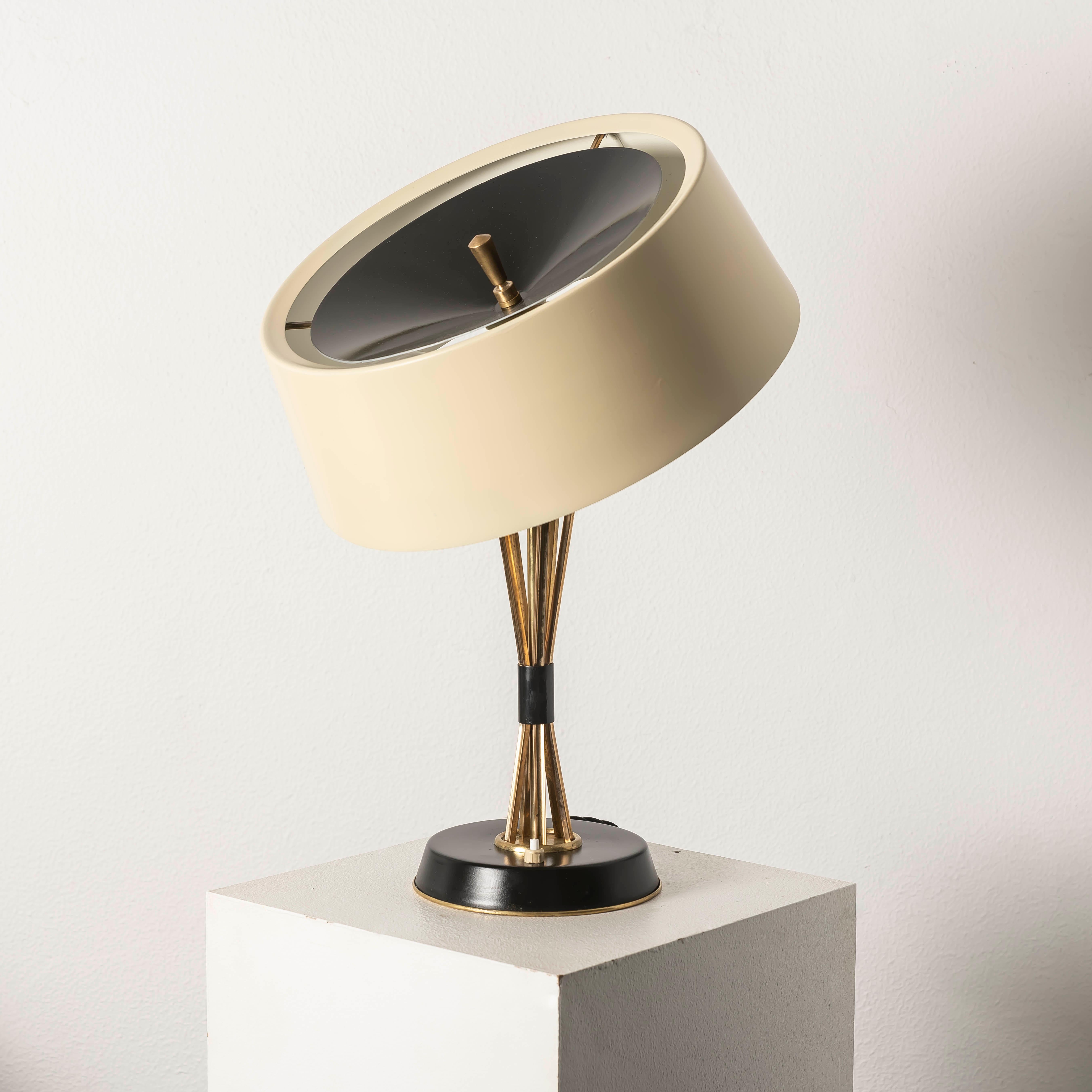 1950s Oscar Torlasco Lumi Italian Design Midcentury Table Lamp For Sale 4