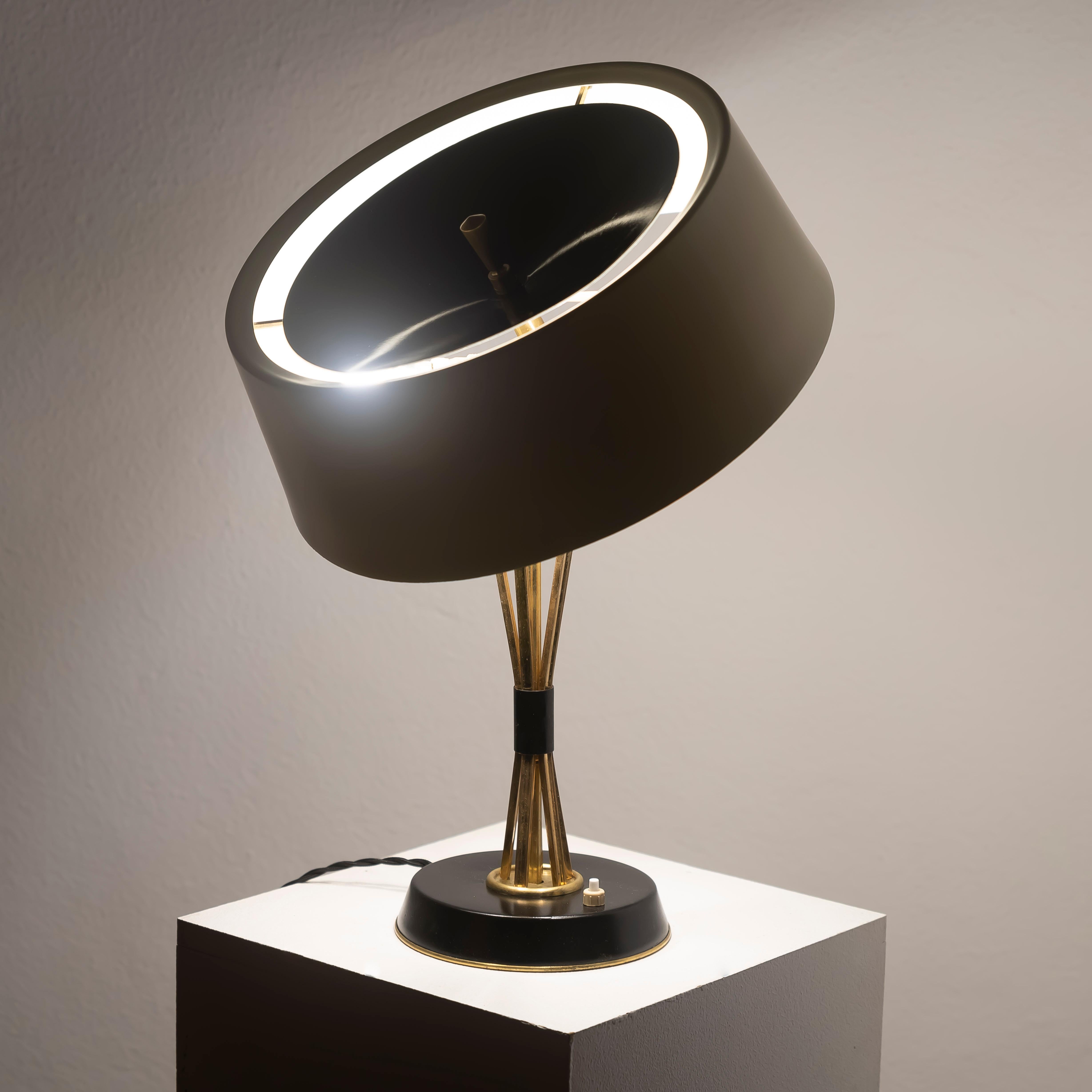 1950s Oscar Torlasco Lumi Italian Design Midcentury Table Lamp For Sale 5