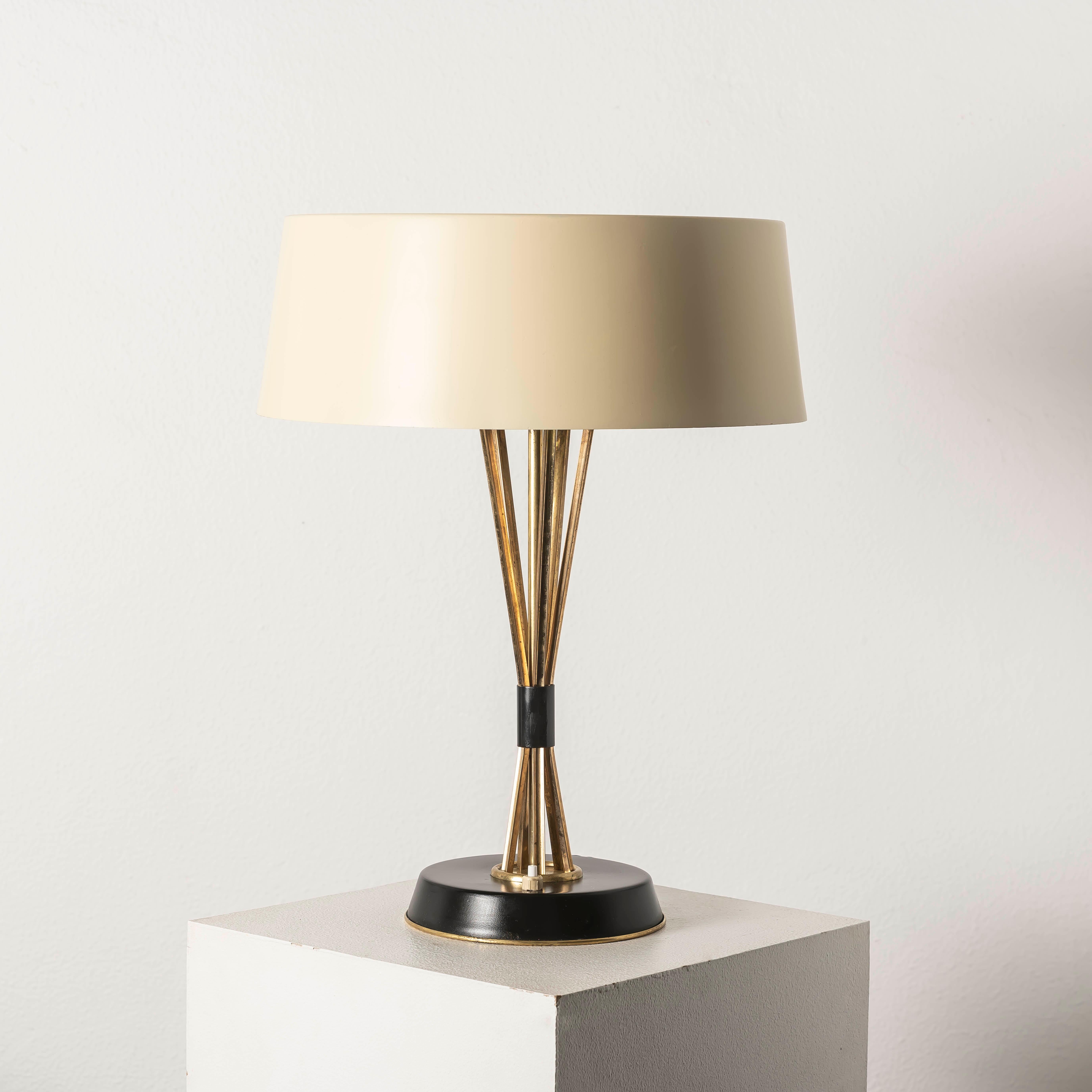 1950s Oscar Torlasco Lumi Italian Design Midcentury Table Lamp For Sale 6