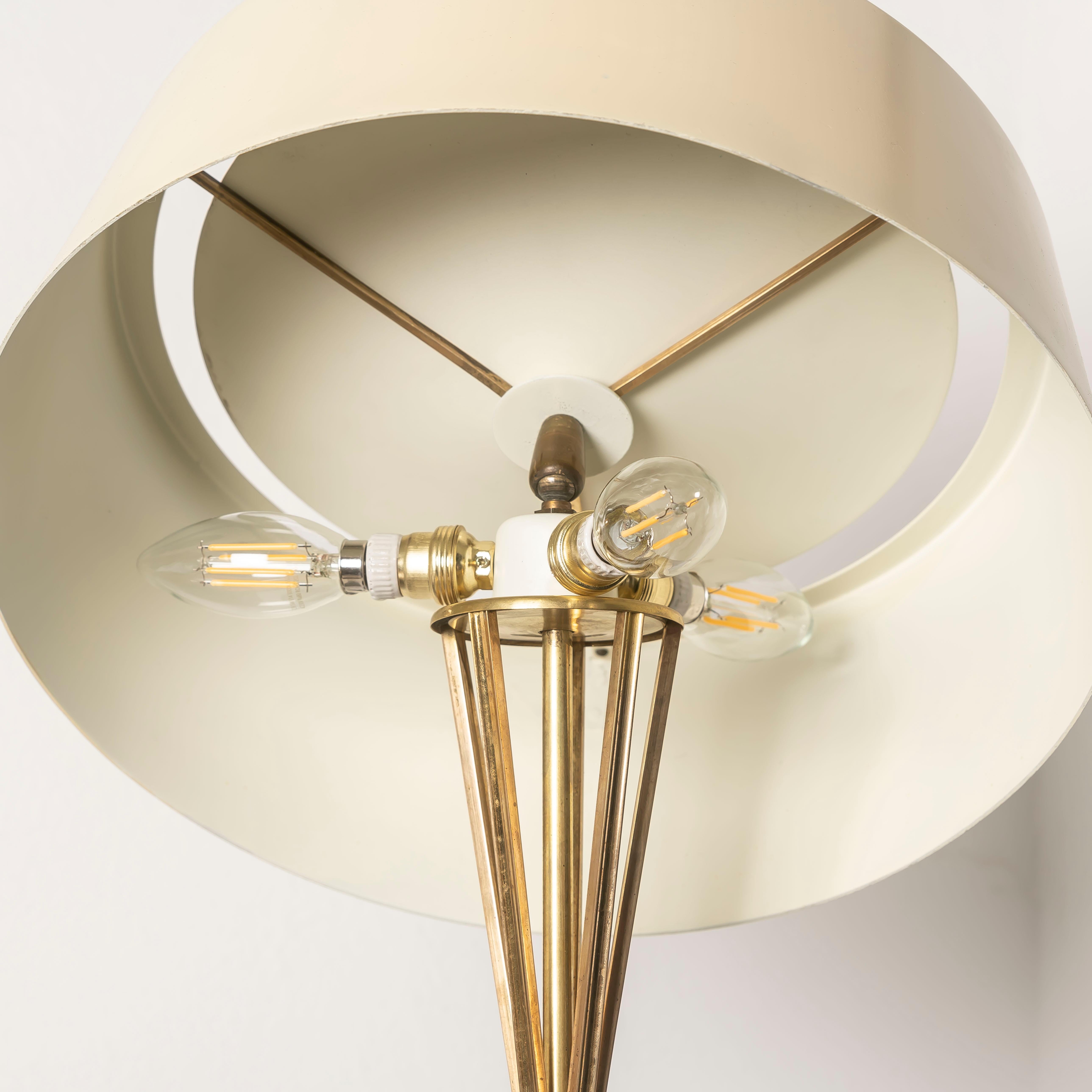 1950s Oscar Torlasco Lumi Italian Design Midcentury Table Lamp For Sale 2