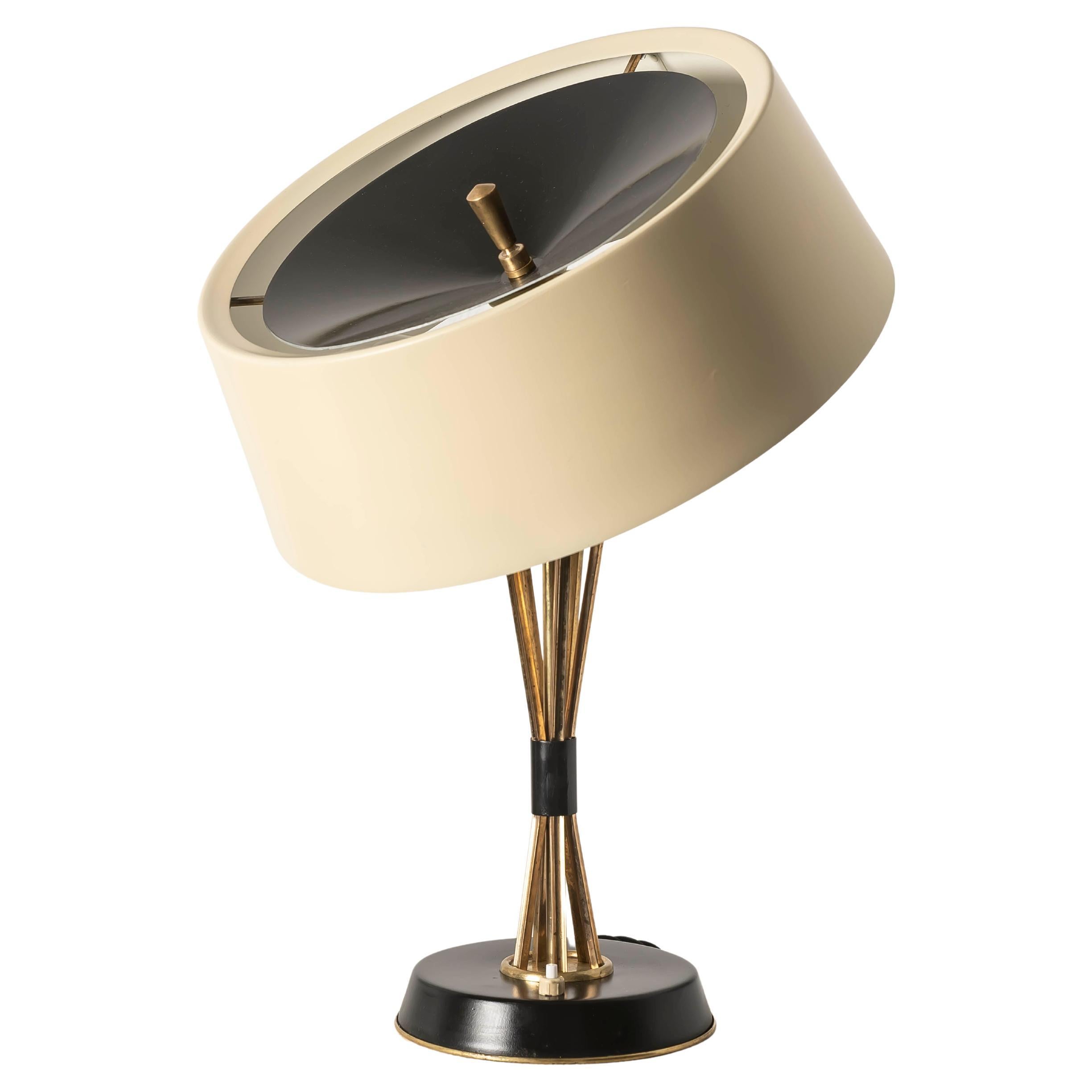 Lampada da tavolo del 1950 Oscar Torlasco Lumi Design/One del Medioevo