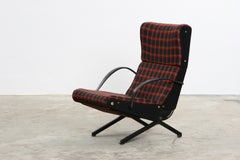 1950s Osvaldo Borsani Armchair, New Upholstery