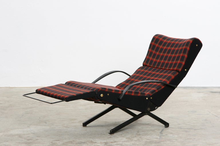 Italian 1950s Osvaldo Borsani Armchair, New Upholstery For Sale