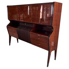 1950 Osvaldo Borsani Credenza Bar in palissandro Italia