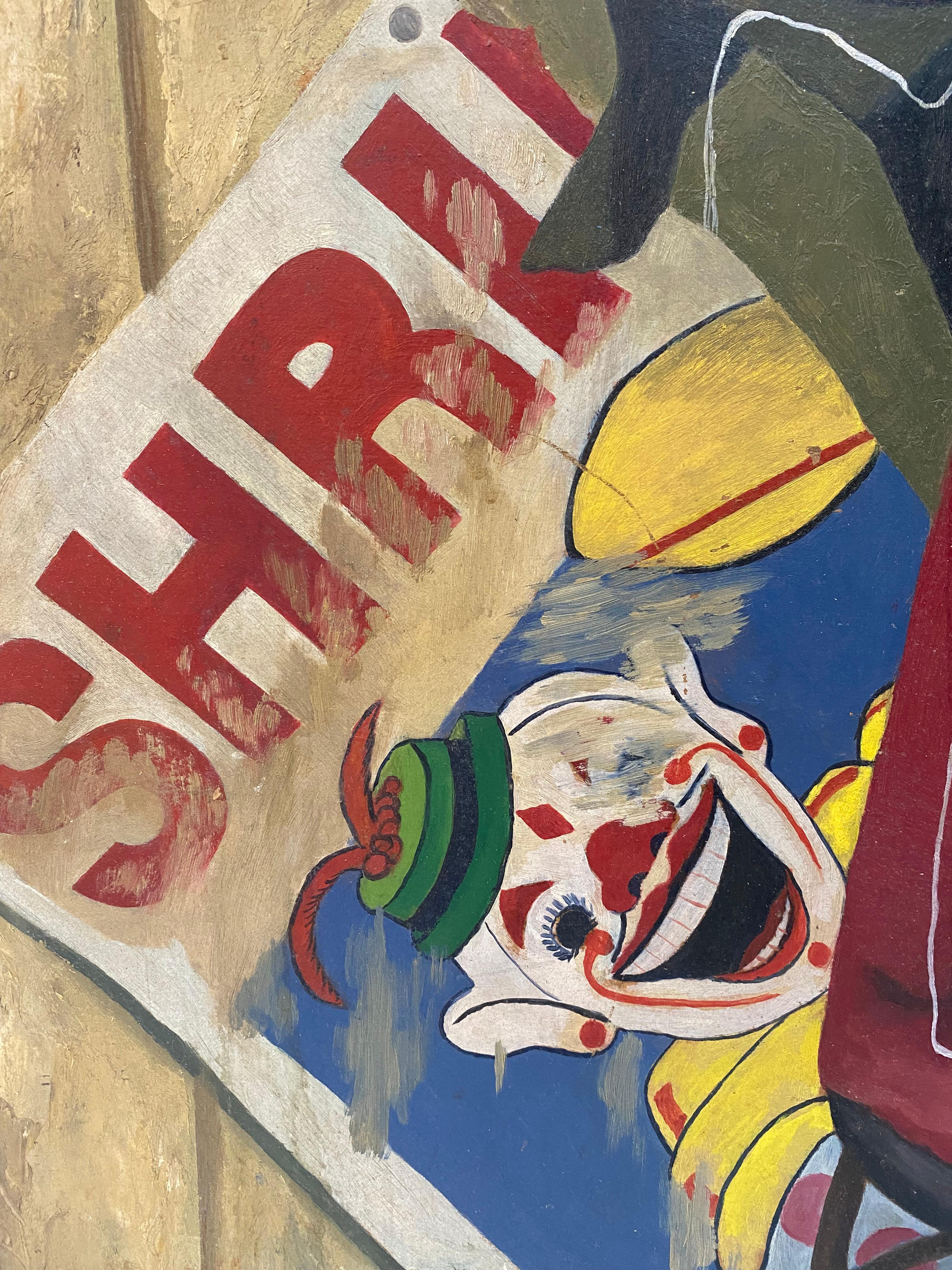 1950er Jahre Outsider Art Stillleben Gemälde (Gemalt) im Angebot