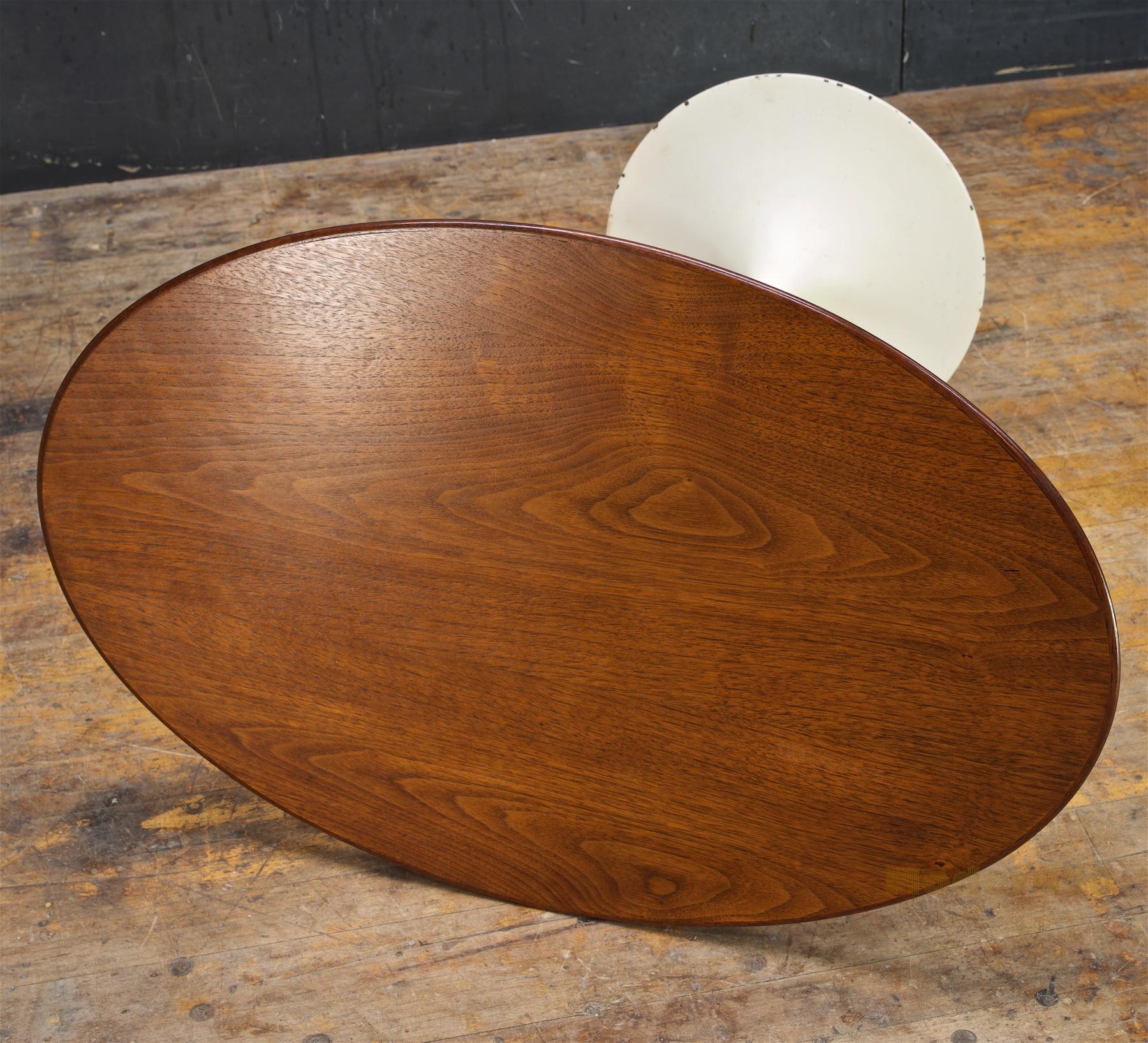 walnut tulip table