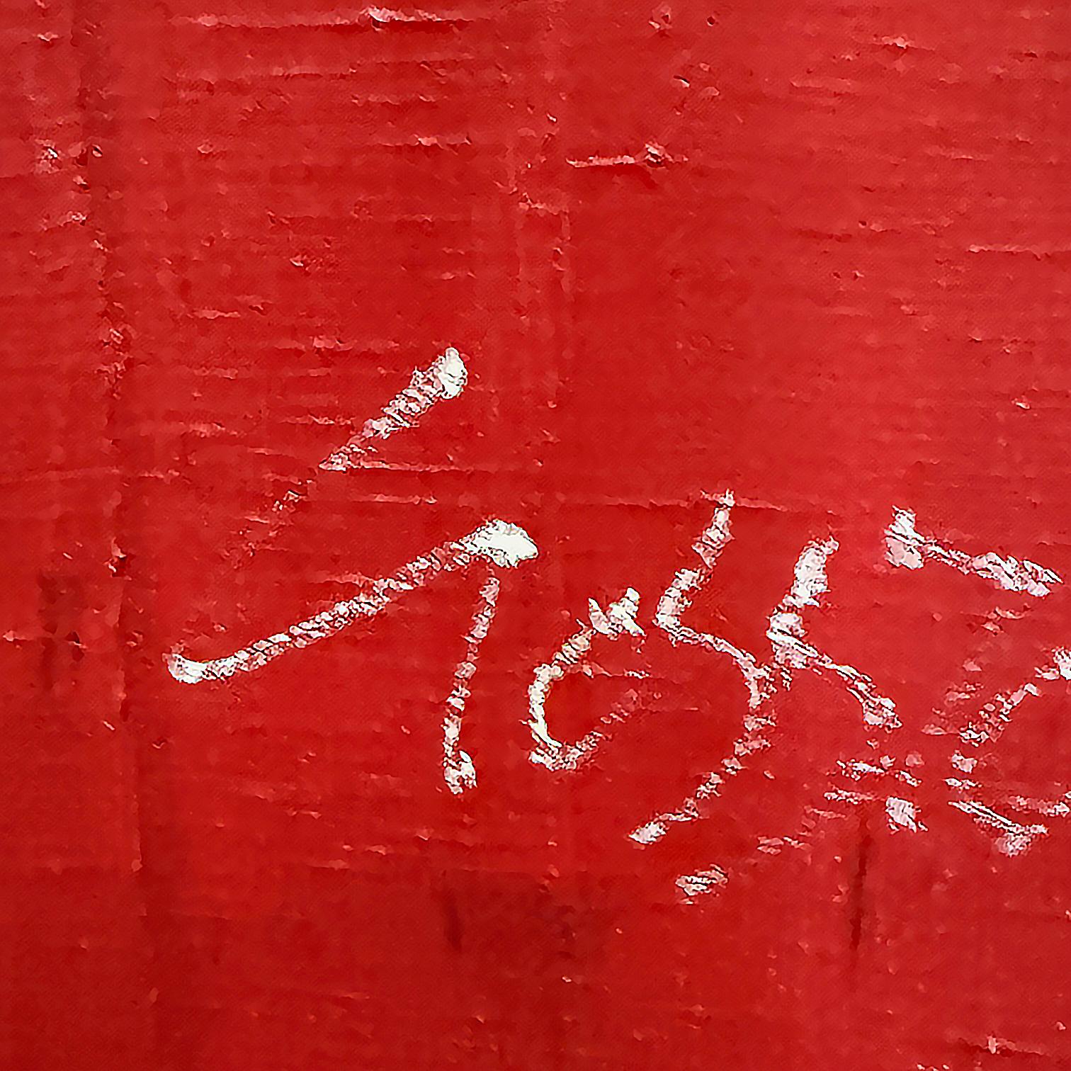 1950er Jahre Overscale Abstrakte Impressionist Nude Ölgemälde auf Leinwand im Angebot 3