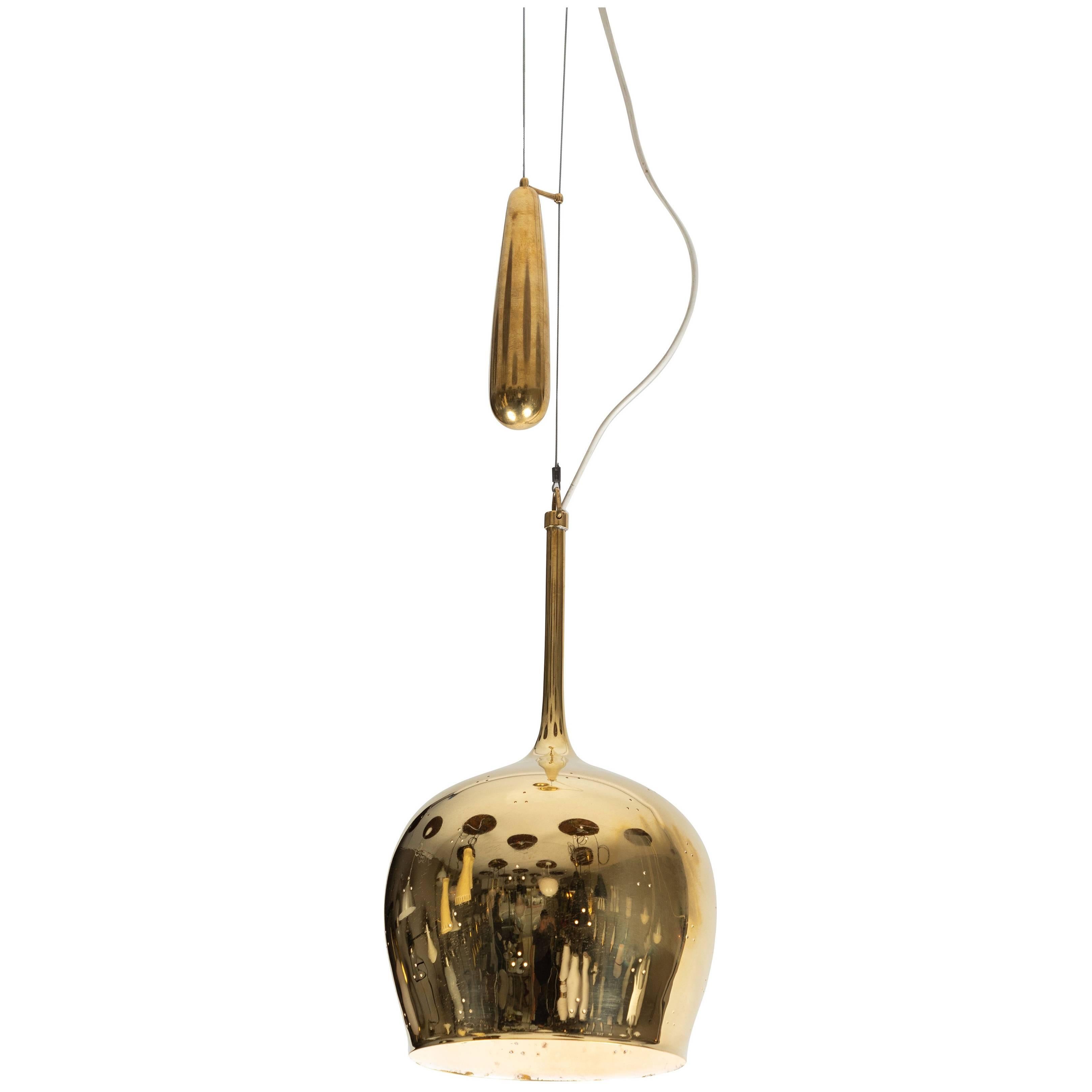 1950s Paavo Tynell A1957 Counterweight Pendant