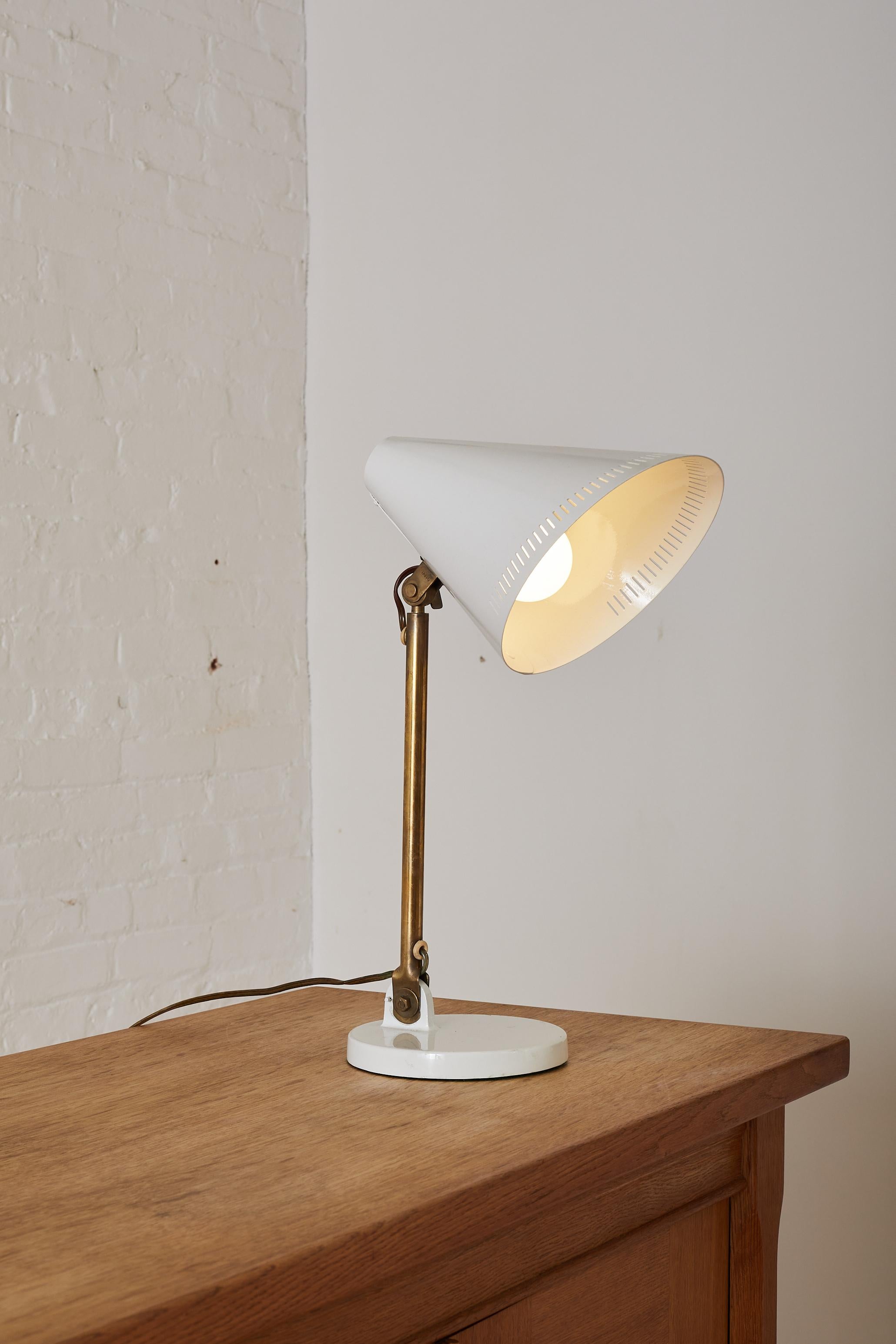 Mid-Century Modern 1950's Paavo Tynell for Taito Oy Desk Lamp For Sale