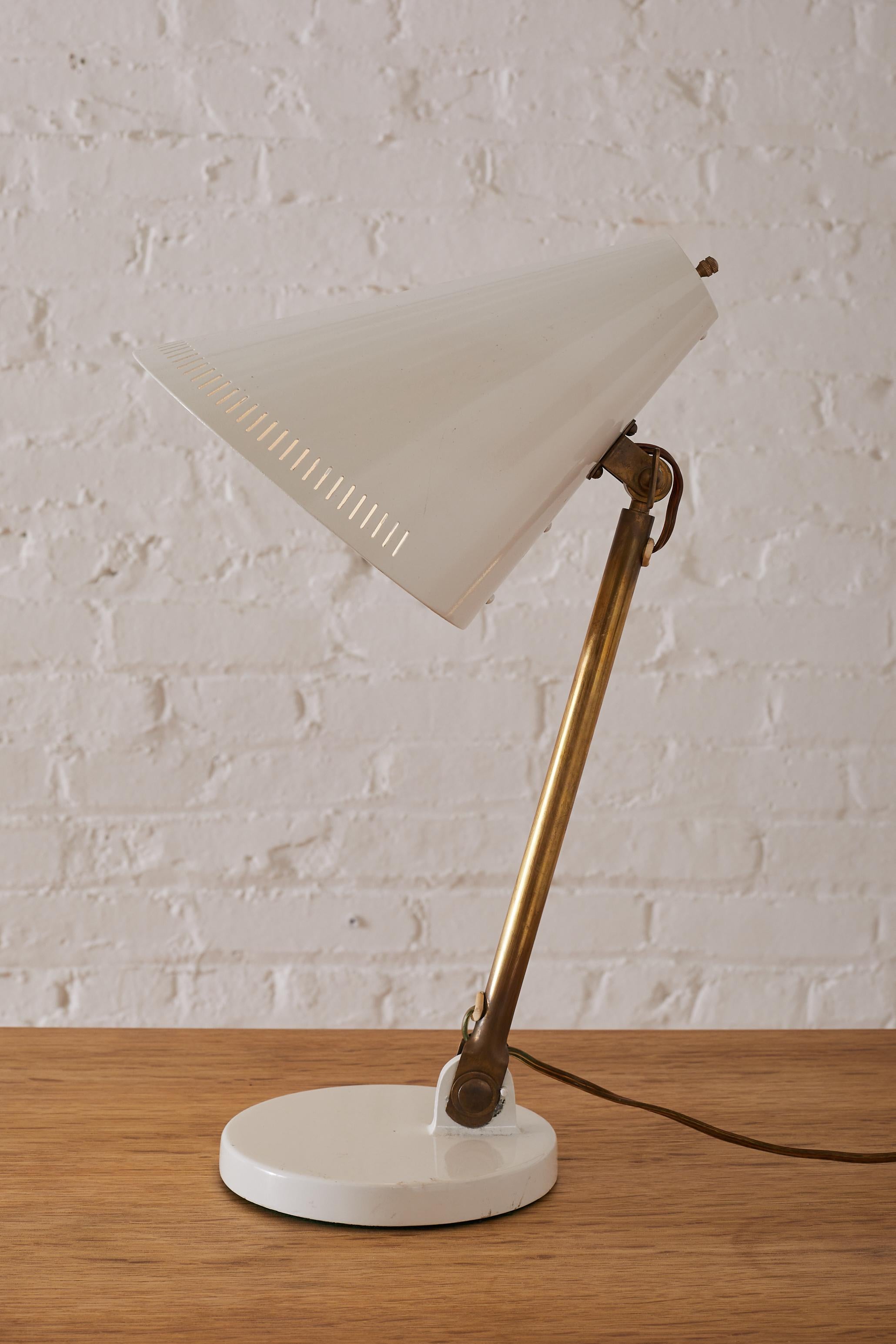 Finnish 1950's Paavo Tynell for Taito Oy Desk Lamp For Sale