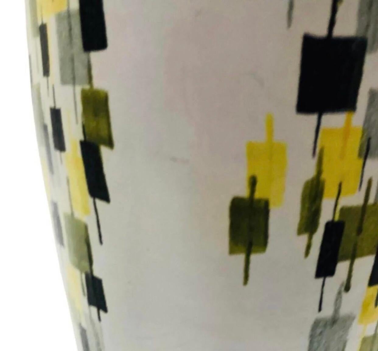 Italiano 1950 Coppia di enormi lampade da tavolo Aldo Londi Bitossi Raymor Mid Century Modern Italia in vendita