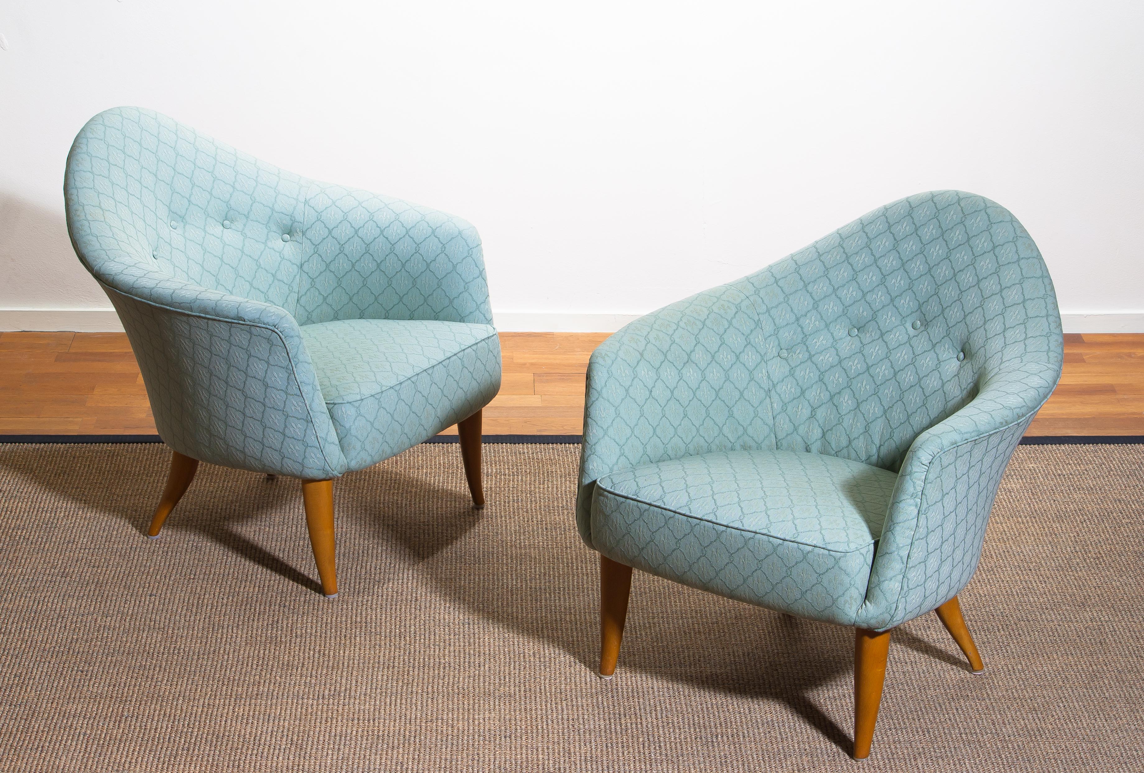 1950s set of two beautiful 