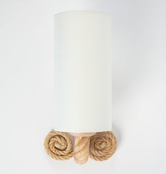 1950s Pair of Adrien Audoux Et Frida Minet Rope Sconces