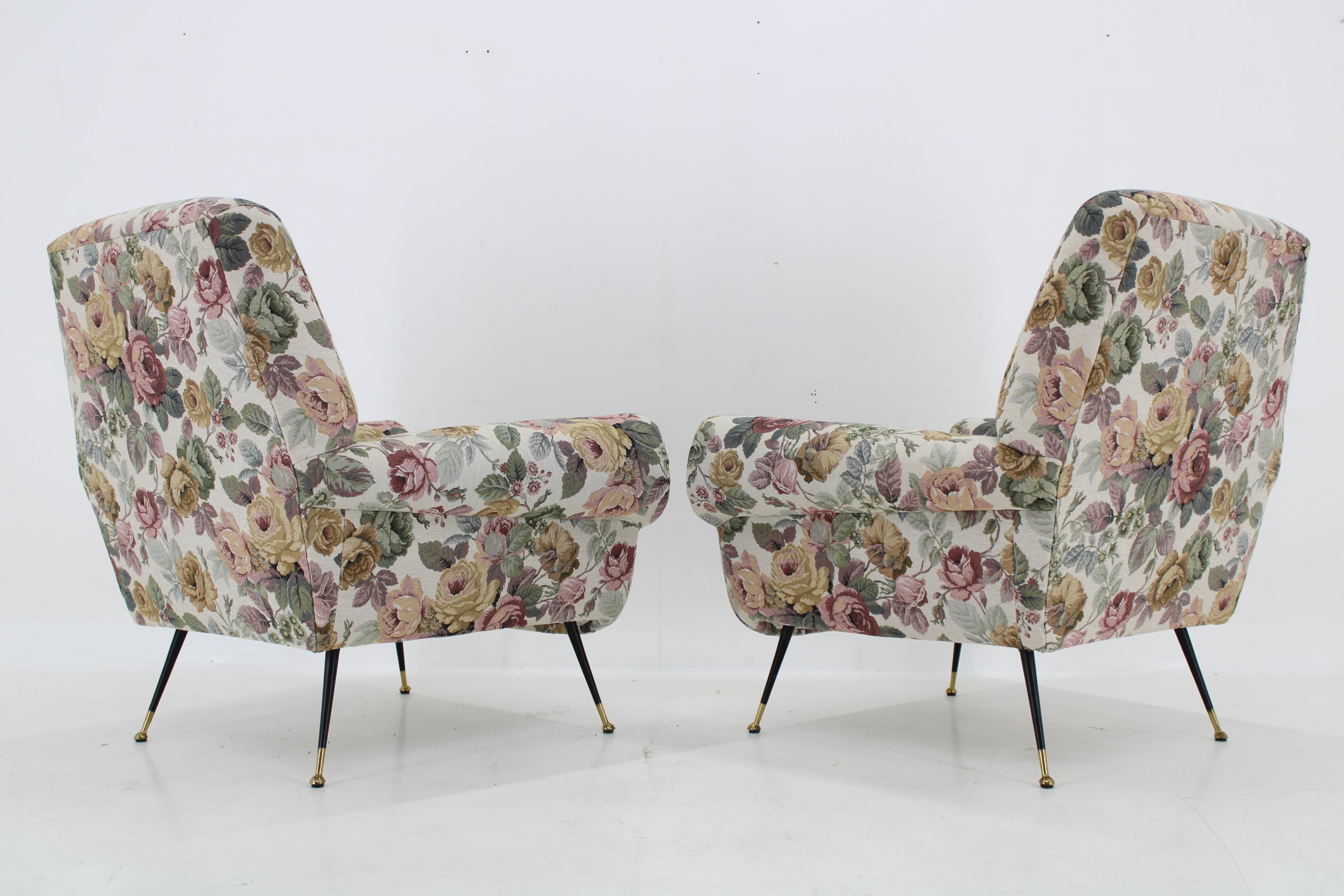 Mid-20th Century 1950s Pair of Armchair, Italy For Sale