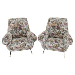 Vintage 1950s Pair of Armchair, Italy