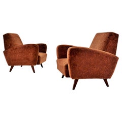 1950s Pair of Armchairs by Ton, Czechoslovakia