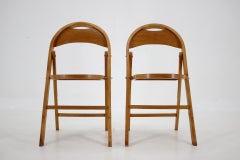 1950s Pair of B751 Folding Chair from Thonet/Ligna, Czechoslovakia